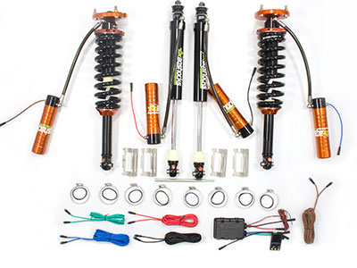 三菱3.0L帕杰羅V93氮氣減震器-16段壓縮調(diào)節(jié)減震器-6段回彈調(diào)節(jié)減震器