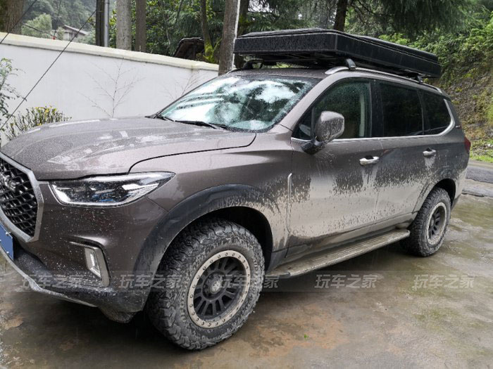 上汽大通D90改裝避震輪胎 提升越野性能 上汽大通D90改裝避震輪胎 提升越野性能