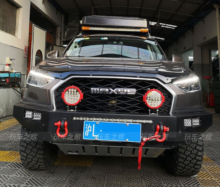 上汽大通D90改裝避震輪胎 提升越野性能 上汽大通D90改裝避震輪胎 提升越野性能